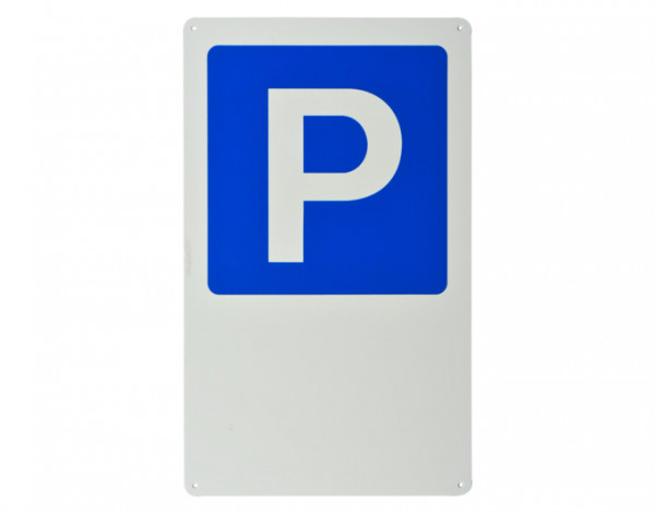 Schild Symbol P ohne Text 500x300mm 10892 Kunststoff