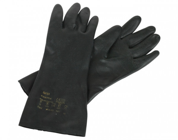 Chemikalien-Handschuh 3470, schwarz, Gr. 8