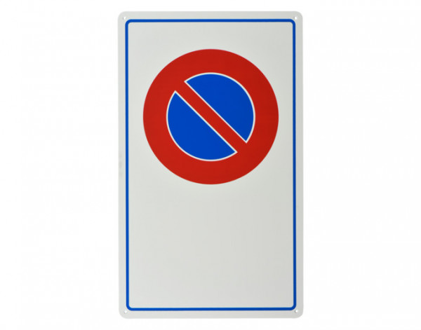 Schild Symbol Parkverbot ohne Text 500x300mm 10893 Kunstst.