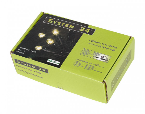 System 24, Lichterkette 10m 98 Lämpchen, 2,1W, 491-01