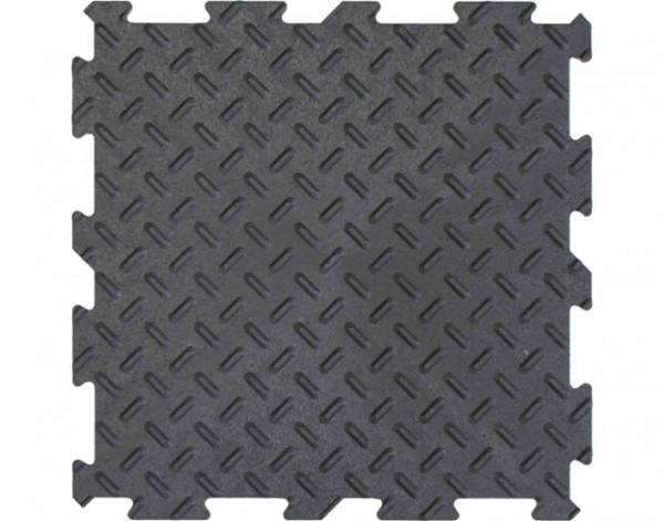 Bodenplatte Alpha Tile 30 x 30 cm, schwarz 10er Pack