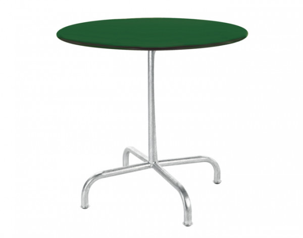 Tisch Rigi Ø 80 cm, Tannengr Platte Tannengrün, Gestell fvz