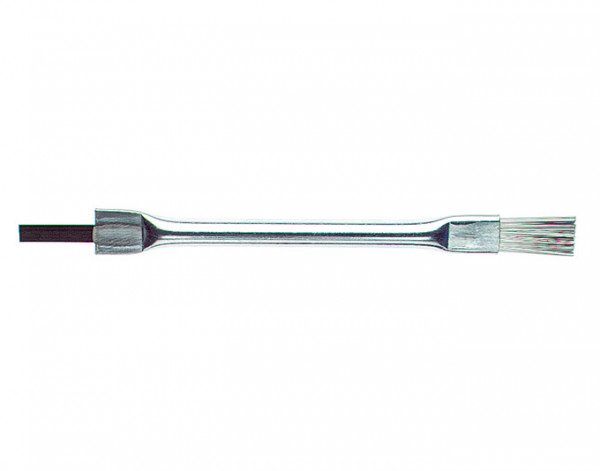 Stahldrahtpinsel blank 0,25mm Breite 14 mm Länge 185 mm