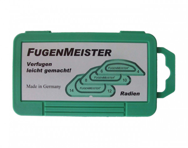 Radienschablone Fugenmeister R-03, 3-tlg.
