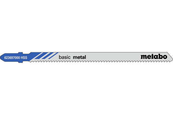 5 Stichsägeblätter T318B/HSS Metall/Profile2.5-65mm